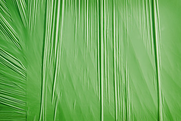 Image showing Green background from a packing material