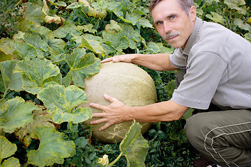 Image showing Pleased with the gardener