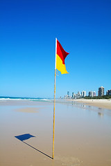 Image showing Swimming Safety Flag