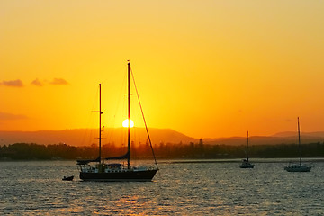 Image showing Yachts In The Sun