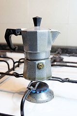 Image showing Making italian coffee