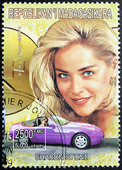 Image showing Sharon Stone Stamp