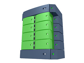 Image showing Dual Server - Green