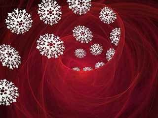 Image showing Snowflake Vortex