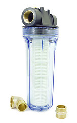 Image showing Filter for water with a transparent housing