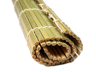 Image showing Bamboo mat