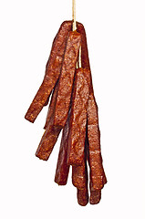 Image showing smoked sausage of the Black Forest