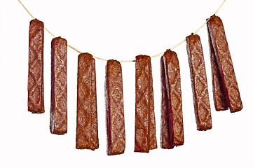 Image showing smoked sausage of the Black Forest