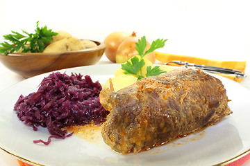 Image showing Beef roulade