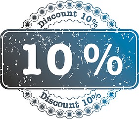 Image showing Stamp Discount ten percent