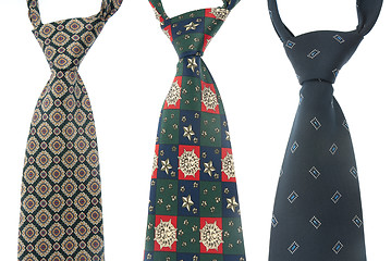 Image showing Three ties