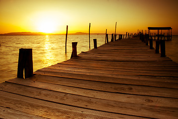 Image showing Sunset at Carrasqueira