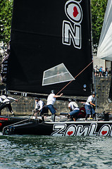 Image showing ZouLou compete in the Extreme Sailing Series