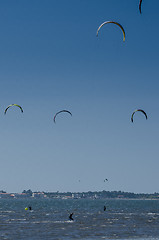 Image showing Participants in the Portuguese National Kitesurf Championship 20