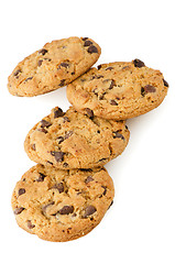 Image showing Chocolate chip cookies