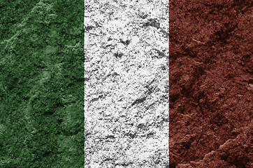 Image showing Italy grunge flag