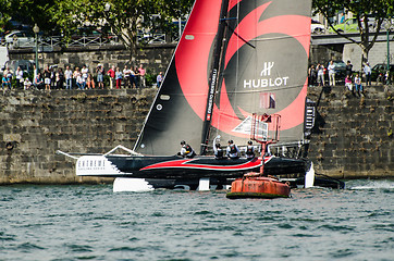 Image showing Alinghi compete in the Extreme Sailing Series