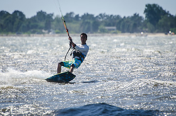 Image showing Paulo Azevedo in the Portuguese National Kitesurf Championship 2