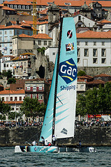 Image showing GAC Pindar compete in the Extreme Sailing Series