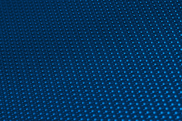 Image showing Blue metal mesh plating