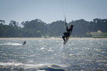 Image showing Participants in the Portuguese National Kitesurf Championship 20