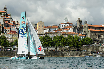 Image showing GAC Pindar compete in the Extreme Sailing Series