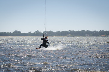 Image showing Participant in the Portuguese National Kitesurf Championship 201