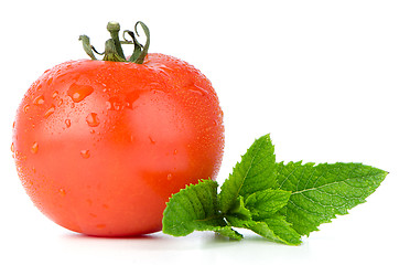 Image showing Tomato and mint 