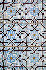 Image showing Traditional colored decorative tiles 