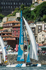 Image showing Oman Air compete in the Extreme Sailing Series