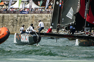 Image showing ZouLou compete in the Extreme Sailing Series