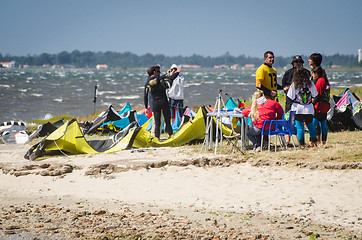 Image showing Participants in the Portuguese National Kitesurf Championship 20