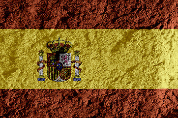 Image showing Spain grunge flag
