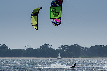 Image showing Participants in the Portuguese National Kitesurf Championship 20