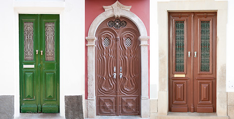 Image showing Old doors