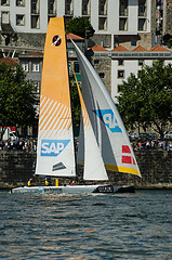 Image showing SAP Extreme Sailing Team compete in the Extreme Sailing Series