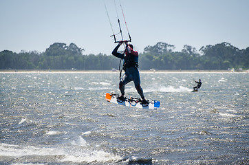 Image showing Participants in the Portuguese National Kitesurf Championship 20