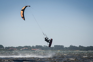 Image showing Participant in the Portuguese National Kitesurf Championship 201