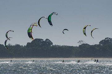 Image showing Participants in the Portuguese National Kitesurf Championship 20