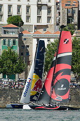 Image showing Alinghi compete in the Extreme Sailing Series