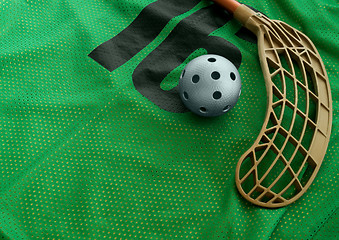 Image showing Floorball Equipment