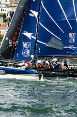 Image showing Groupe Edmond de Rothschild compete in the Extreme Sailing Serie