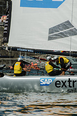 Image showing SAP Extreme Sailing Team compete in the Extreme Sailing Series