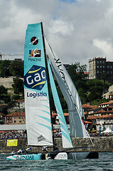 Image showing GAC Pindar compete in the Extreme Sailing Series