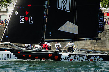 Image showing ZouLou compete in the Extreme Sailing Series