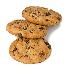Image showing Chocolate chip cookies