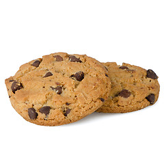 Image showing Chocolate chip cookies