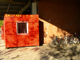Image showing Bicycle parking in Germany