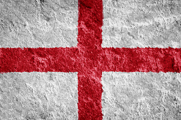 Image showing England grunge flag