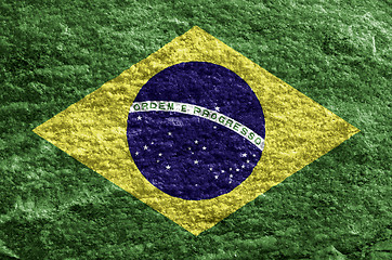 Image showing Brazil grunge flag
